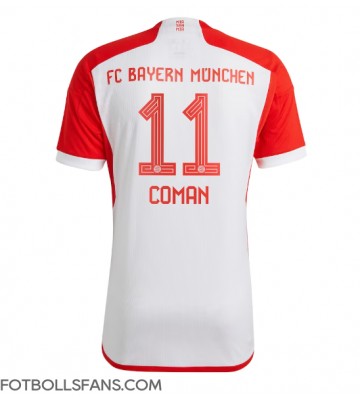 Bayern Munich Kingsley Coman #11 Replika Hemmatröja 2023-24 Kortärmad